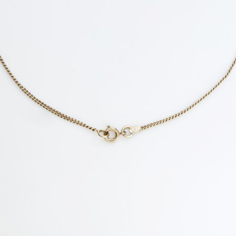 CHANEL 94A 1994 COCO Mark Rhinestone Necklace pink WS23200