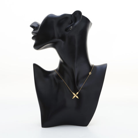 LOUIS VUITTON 2023 Monogram Flower Collier Louisette Necklace gold WS23206