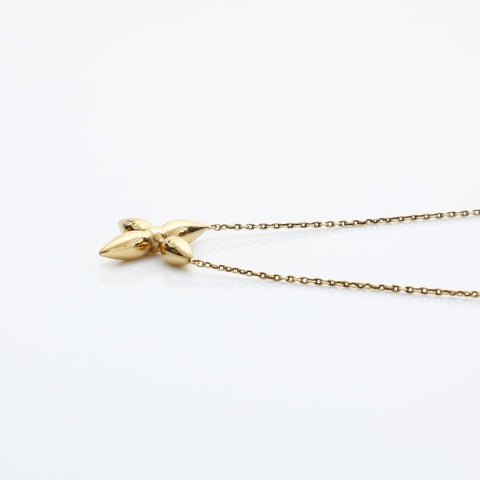 LOUIS VUITTON 2023 Monogram Flower Collier Louisette Necklace gold WS23206