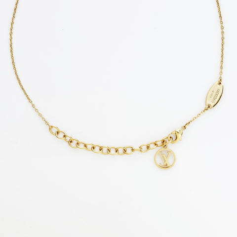 LOUIS VUITTON 2023 Monogram Flower Collier Louisette Necklace gold WS23206