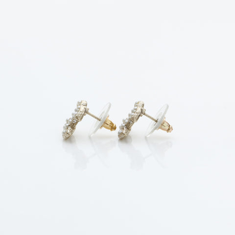 CHANEL A14C 2014 COCO Mark Pearl Pierce gold WS23208