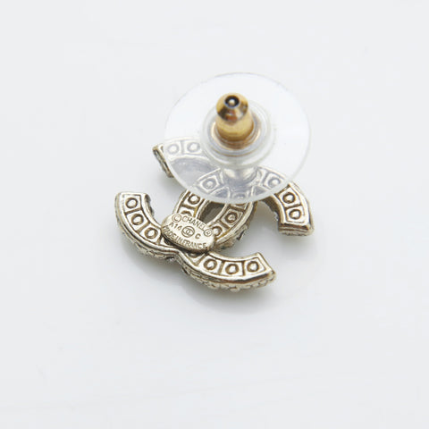 CHANEL A14C 2014 COCO Mark Pearl Pierce gold WS23208