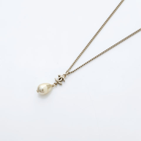CHANEL B12C 2012 Mini COCO Mark Necklace gold WS23215