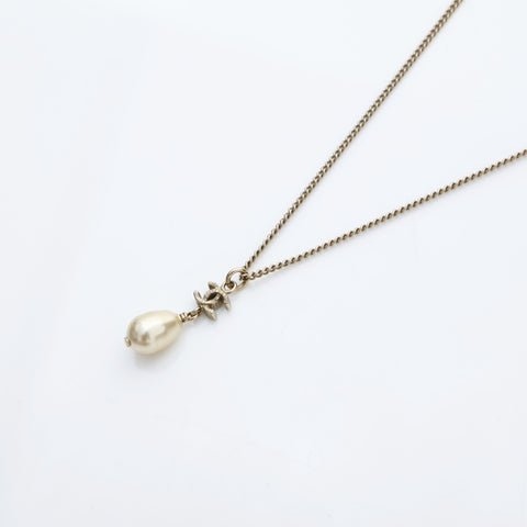 CHANEL B12C 2012 Mini COCO Mark Necklace gold WS23215