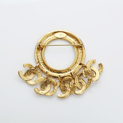 CHANEL COCO Mark 94P 1994 Brooch gold WS23218