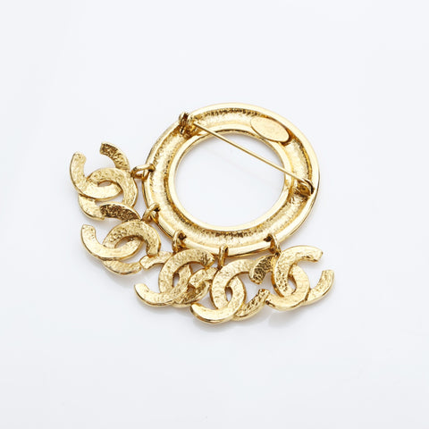 CHANEL COCO Mark 94P 1994 Brooch gold WS23218