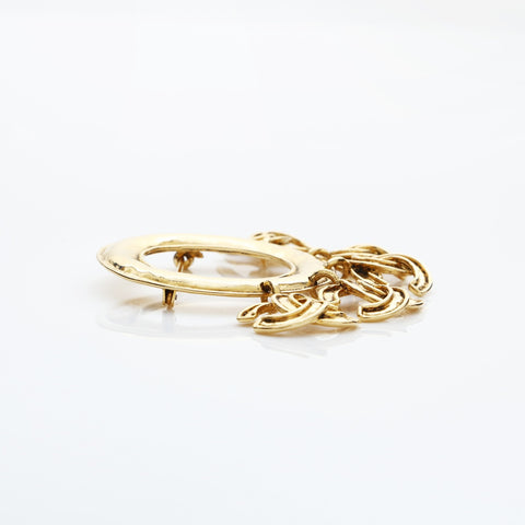 CHANEL COCO Mark 94P 1994 Brooch gold WS23218