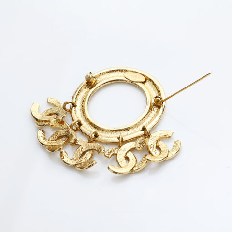 CHANEL COCO Mark 94P 1994 Brooch gold WS23218