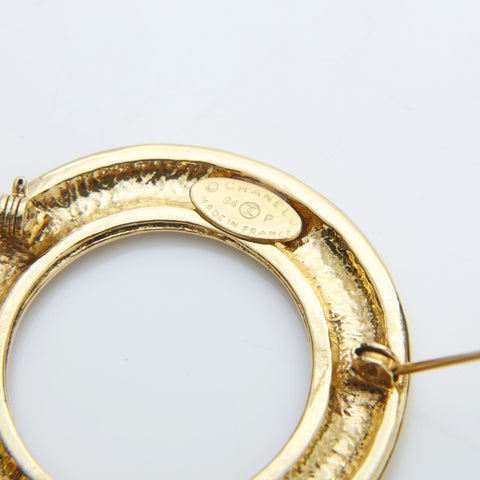 CHANEL COCO Mark 94P 1994 Brooch gold WS23218