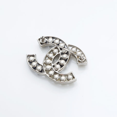 CHANEL B15P 2015 COCO Mark Brooch Blue white WS23221