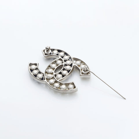CHANEL B15P 2015 COCO Mark Brooch Blue white WS23221