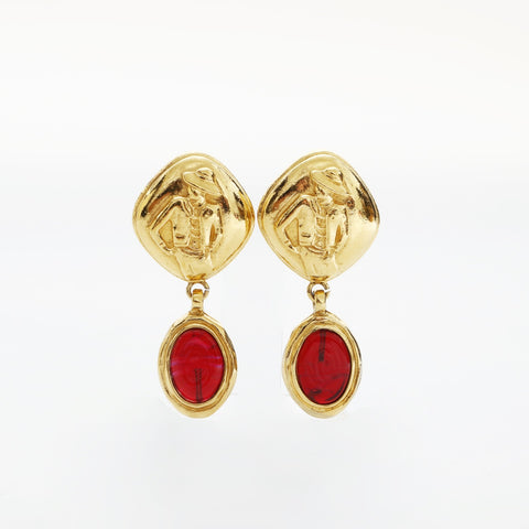 CHANEL 1954-1985 Coco Chanel Drop Earring gold WS23224