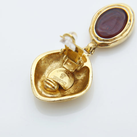 CHANEL 1954-1985 Coco Chanel Drop Earring gold WS23224