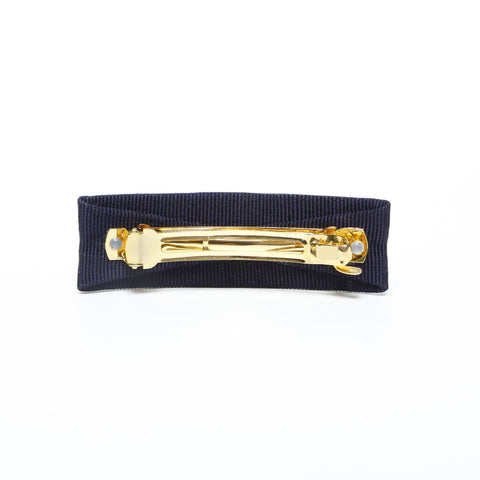 Salvatore Ferragamo Vara Hair Clip Barrette hair accessory Navy WS23227
