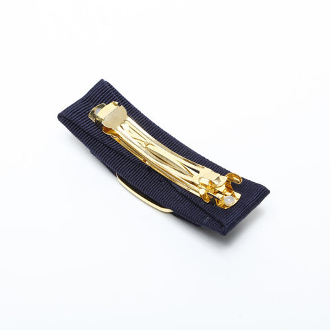 Salvatore Ferragamo Vara Hair Clip Barrette hair accessory Navy WS23227