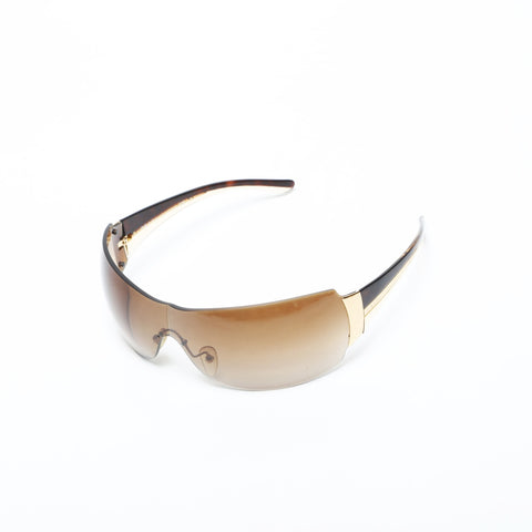 PRADA Sports type rimless sunglasses Brown WS23228
