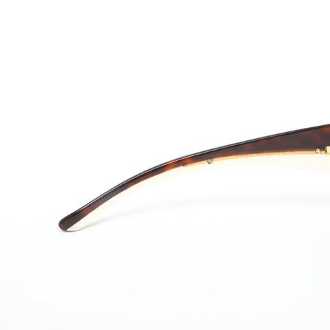PRADA Sports type rimless sunglasses Brown WS23228