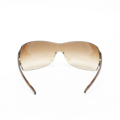 PRADA Sports type rimless sunglasses Brown WS23228