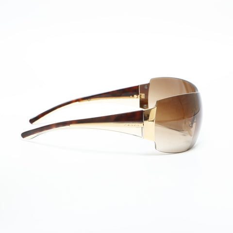 PRADA Sports type rimless sunglasses Brown WS23228