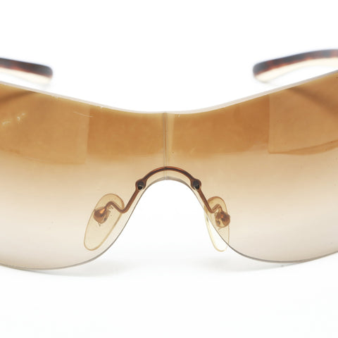 PRADA Sports type rimless sunglasses Brown WS23228