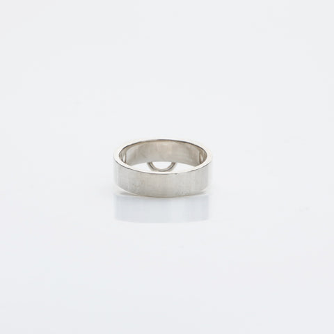 HERMES Size:53 925 Collier Dossien Ring Silver WS23229