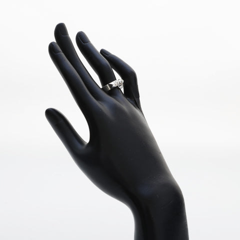HERMES Size:53 925 Collier Dossien Ring Silver WS23229