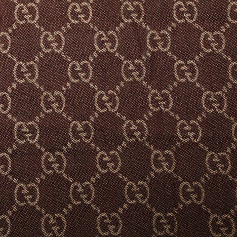 GUCCI GG pattern wool Scarf Brown WS23230