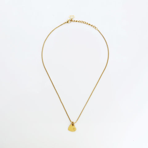 Christian Dior CD logo heart Necklace gold WS23231