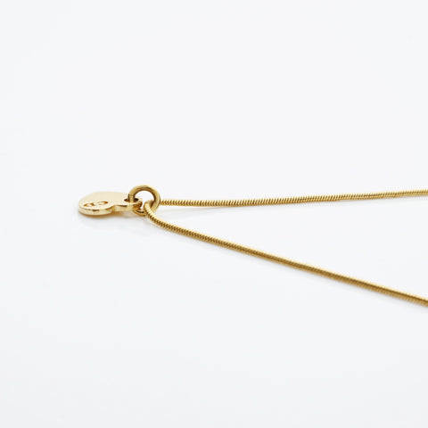 Christian Dior CD logo heart Necklace gold WS23231