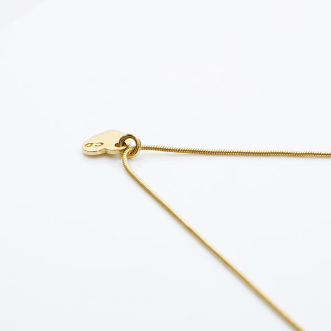 Christian Dior CD logo heart Necklace gold WS23231