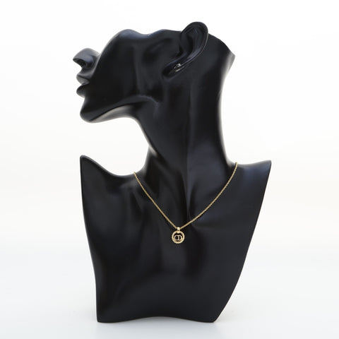 Christian Dior CD logo Necklace gold WS23232