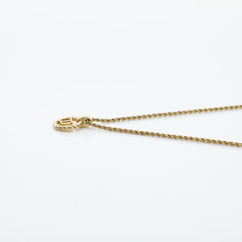 Christian Dior CD logo Necklace gold WS23232
