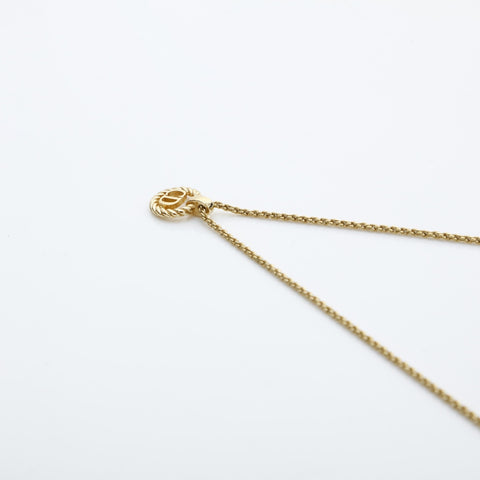 Christian Dior CD logo Necklace gold WS23232