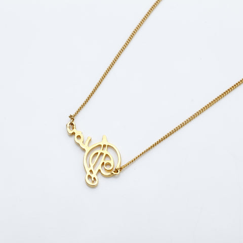 Christian Dior logo Necklace gold WS23233