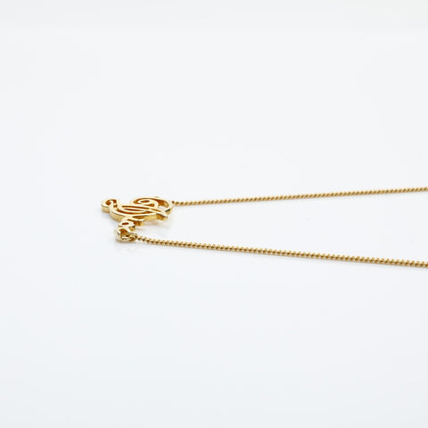 Christian Dior logo Necklace gold WS23233