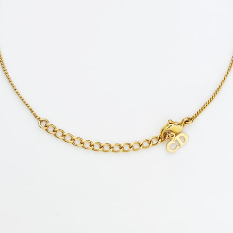 Christian Dior logo Necklace gold WS23233