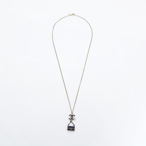 CHANEL B13S 2013 COCO Mark Matelasse Necklace gold WS23238