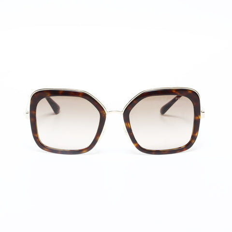 PRADA Metal Frame Butterfly Lens sunglasses Brown WS23240