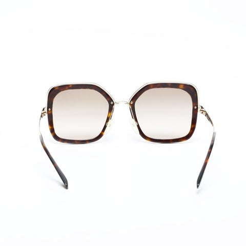 PRADA Metal Frame Butterfly Lens sunglasses Brown WS23240