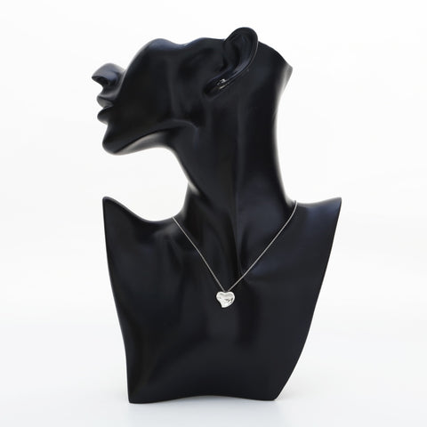 TIFFANY&Co. Curved Heart 925 Necklace Silver WS23242
