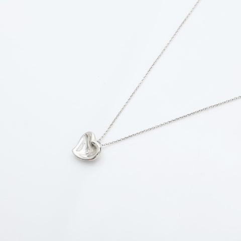 TIFFANY&Co. Curved Heart 925 Necklace Silver WS23242
