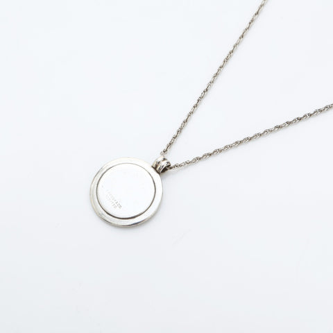 TIFFANY&Co. T & C 750 925 Coin Combination Necklace Silver WS23249