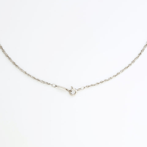 TIFFANY&Co. T & C 750 925 Coin Combination Necklace Silver WS23249