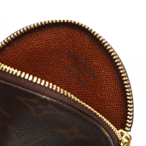 LOUIS VUITTON 2005 Porte Monneron Monogram Coin case Brown WS23254
