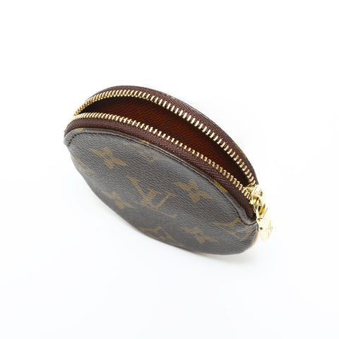 LOUIS VUITTON 2005 Porte Monneron Monogram Coin case Brown WS23254