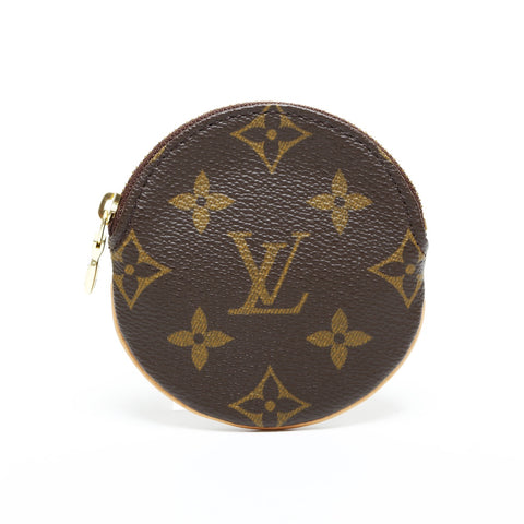 LOUIS VUITTON 2005 Porte Monneron Monogram Coin case Brown WS23254