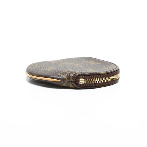 LOUIS VUITTON 2005 Porte Monneron Monogram Coin case Brown WS23254