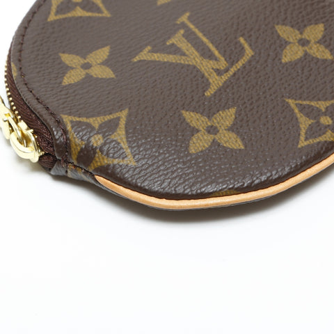 LOUIS VUITTON 2005 Porte Monneron Monogram Coin case Brown WS23254