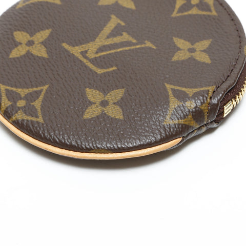 LOUIS VUITTON 2005 Porte Monneron Monogram Coin case Brown WS23254