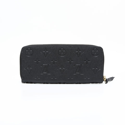 LOUIS VUITTON 2021-2025 Empreinte Zippy Wallet Purse black WS23255
